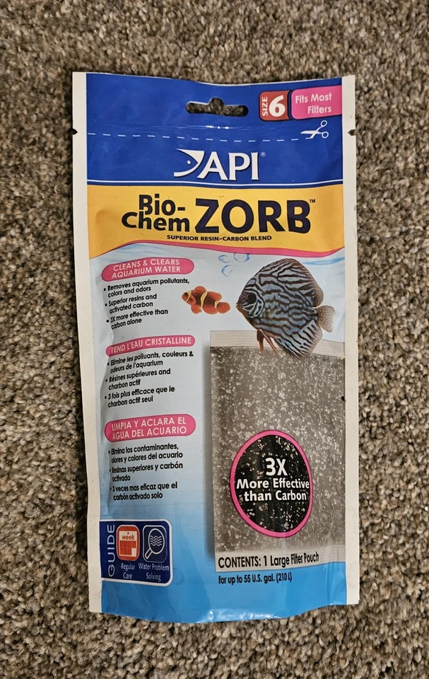 BIO-CHEM ZORB SIZE 6 Aquarium Canister Filter Filtration Pouch 1-Count Bag - Image 1 of 1