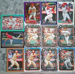 12 LA Angels 2024 Topps Béisbol / 2024 Topps Vacaciones / 2023 Topps Béisbol - Imagen 1 de 4
