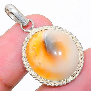 Colgante de joyería de plata esterlina 925 hecho a mano con piedras preciosas... - Imagen 1 de 5