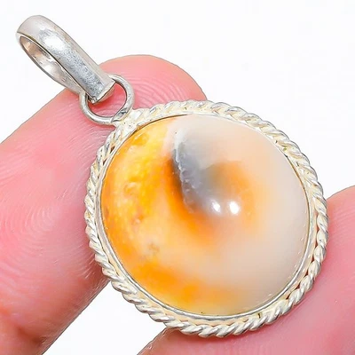 Colgante de joyería de plata esterlina 925 hecho a mano con piedras preciosas... - Imagen 1 de 4