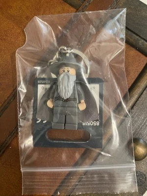LEGO Lord of the Rings LOTR Gandalf the Grey Minifigure Key Chain RARE! NWT - Image 1 of 2