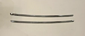 1972 - 1979 Ford Ranchero LH & RH Lower Windshield Trim Moldings - Very Good - Picture 1 of 7