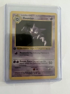 Haunter Base Set 1st Edition Shadowless 29/102 Pokémon TCG NM - Image 1 of 2