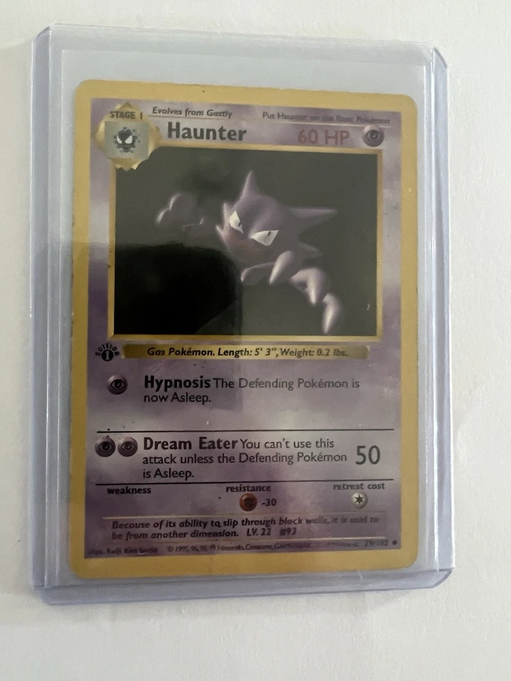 Haunter Base Set 1st Edition Shadowless 29/102 Pokémon TCG NM - Image 1 of 2