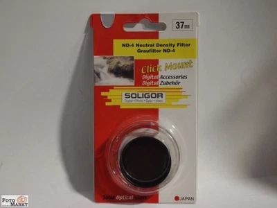 Gray Filter V-37 ND-4 Click Mount Special Effect Filter for Lenses 37 mm - Image 1 of 2