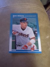 1997 MATT WILLIAMS FLEER DECADE OF EXCELLENCE INSERT #12, TOUGH CARD, GIANTS