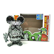 4" Black Chrome RAT FINK Big "Daddy" Ed Roth Action Figure Boxed Gift