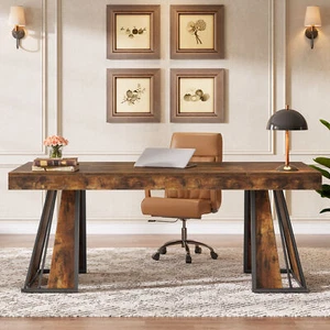 Tribesigns 70.9" Computer Desk, Large Executive Desk with Unique Legs for Office - Picture 1 of 8