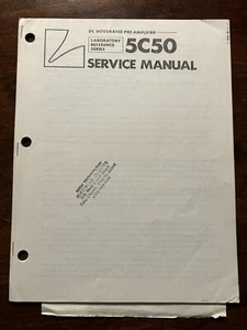 Luxman 5C50 DC Integrated Pre-Amplifier Preamp Service Manual COPY - Picture 1 of 4