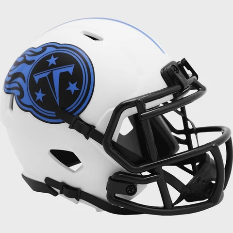 Tennessee Titans Lunar White Revolution Speed Mini Football Helmet Cover