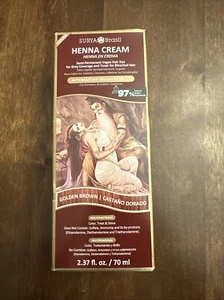 Surya Brasil Henna Cream - Golden Brown 1 Box 2.37 fl oz New Semi Permanent - Picture 1 of 6