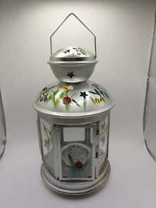 8.5" Kathy H. Fink Country Fancies Metal Colgante Luz de Té Candelabro Linterna - Imagen 1 de 8