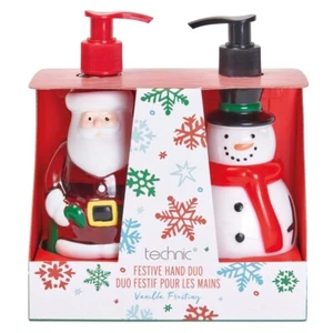 Technic Christmas Hand Wash Snowman & Santa Cream Lotion Duo Hand Gift Care Set - Picture 1 of 5