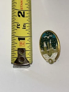 Harry Potter Castle Pin Owl Oval  - Picture 1 of 3