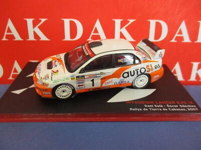 Die cast 1/43 Modellino Auto Mitsubishi Lancer EVO IX Rally Cabanas 2007 D. Sola - Immagine 1 di 4