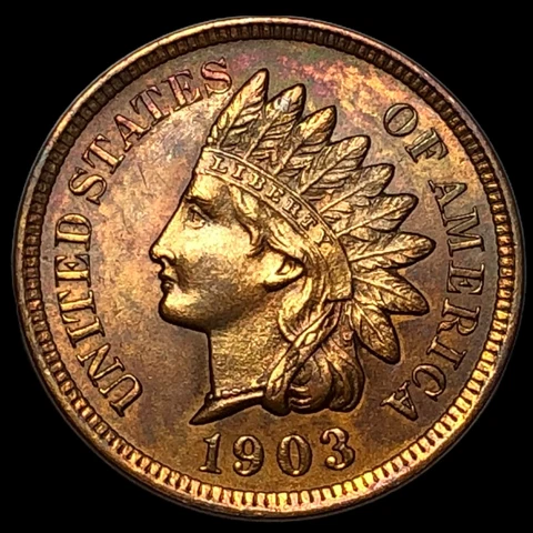 1903 Indian Head Cent Penny  #E9499 Cover