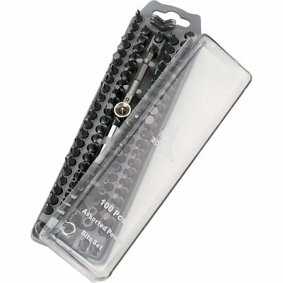 Boxer Tools 100 Pc 1/4" Assorted Bits Set, BX100 - Image 1 of 3