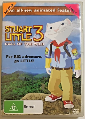 Stuart Little 3 (DVD, 2005) Call Of The Wild - Ex alquiler en muy buena condición Michael J. Fox Foto 1 de 3