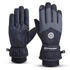 Cycling Fleece Touch Screen Riding Gloves Snow Gloves PU Leather Ski Gloves
