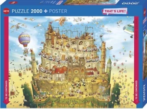 NEW Heye Jigsaw Puzzle Adults 2000 Pieces 30014 Thats Life High Above - Imagen 1 de 2
