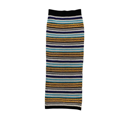 Falda Torn By Ronny Kobo Para Mujer S Pequeña Multi Elastizada Forrada Ajustada Tejida Midi Foto 1 de 4