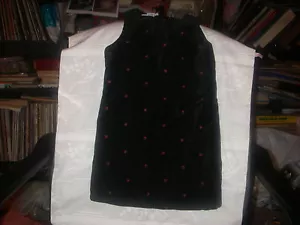 OSHKOSH TALLA 5 TERCIOPELO ELEGANTE NIÑAS JUMPER FORRADO SUAVEMENTE USADO - Imagen 1 de 1