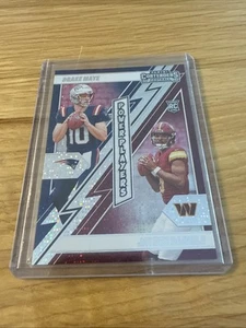 Drake Maye Jayden Daniels Power Players Panini Contenders 2024 - Picture 1 of 3