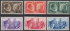 Stamp Italy SC 0413-8 WWII Adolf Mussolini Rome Berlin Axis Germany War MH