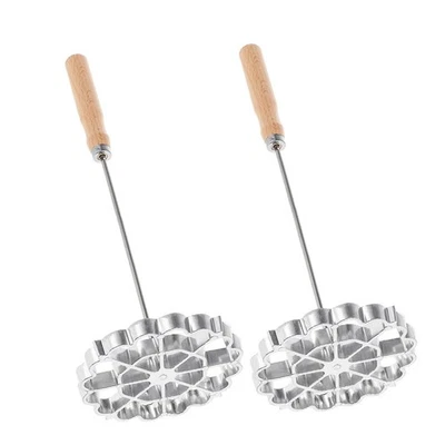 2 cucchiai per friggere: set per timballo a con manico, stampo per - Immagine 1 di 4