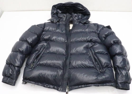 Moncler Maya piumino giubbino blu navy uomo taglia 7