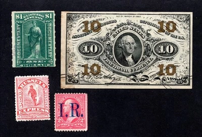 USA 1880 group of 4 not postage stamps MH/MNG/used - Image 1 of 2