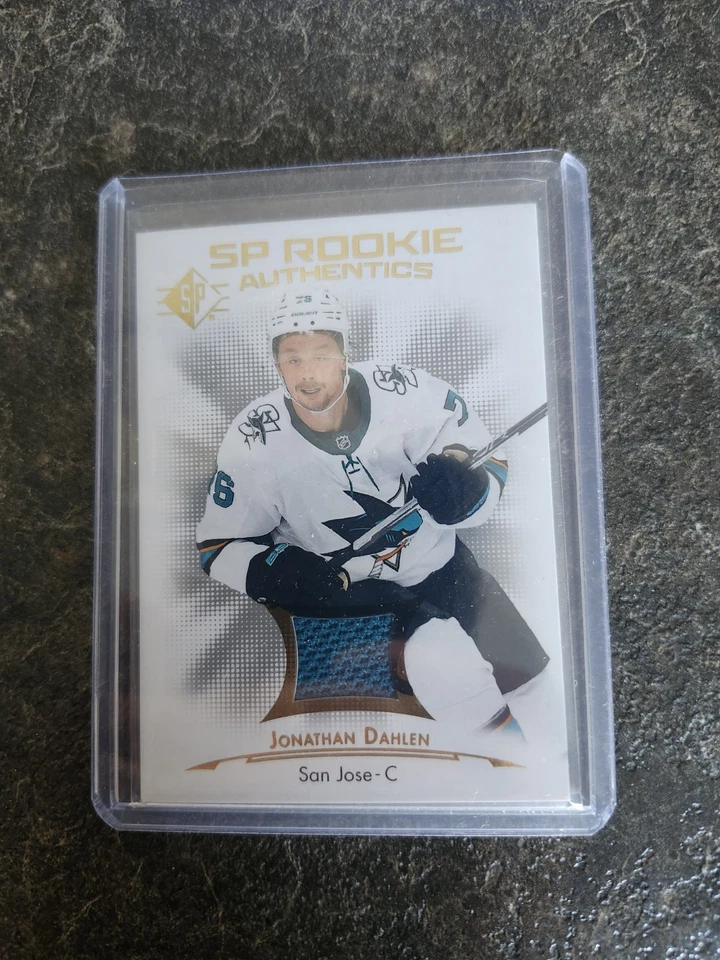 2021-22 SP Rookie Authentics Jersey Jonathan Dahlen Card# 112 - Image 1 of 2