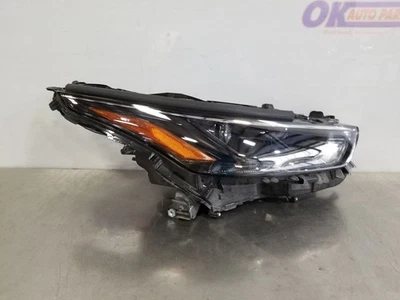 22 2022 TOYOTA HIGHLANDER L LED HEADLIGHT LAMP RIGHT PASSENGER WITH BLACK ACCENT - Image 1 of 4