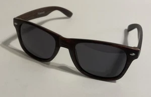 Gafas de sol Shady Rays C-5080 clásicas con marco de madera profunda lentes marrones polarizadas - Imagen 1 de 9