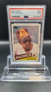 TONY GWYNN 1985 Toops #660 PSA 9 Baseball Card San Diego Padres