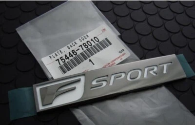 Lexus F Sport Emblem 75446-78010 OEM LEXUS NX200t NX300 NX300h Back door Japan - Image 1 of 4