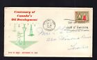 Canada #381  (1958 Oil Industry issue) addressed Personal cachet FDC
