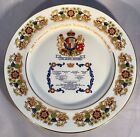 Queen Mother 80th Birthday Commemorative Lineage   Plate-“Aynsley-England”-10.5”
