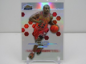 JAY WILLIAMS 2002-03 TOPPS FINEST ROOKIE REFRACTOR! #148/250! RC! CHICAGO BULLS!