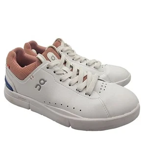 Zapatos informales para caminar On Roger Advantage para mujer 5,5 blanco Dustrose de cuero - Imagen 1 de 14