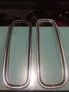 1975 - 1991 FORD ECONOLINE CLUB WAGON TAIL LIGHT BEZELS - Picture 1 of 2