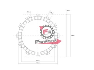 701.741248 Scheibe Kupplung Zierteil Japan OEM - Picture 1 of 1