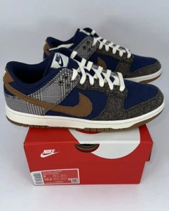 Pana Nike Dunk Low Tweed Medianoche Marrón Ale FQ8746-410 Para Hombre Talla 9 NUEVA - Imagen 1 de 12