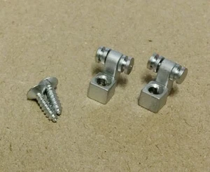 Roller String Tree Guide Retainer SATIN CHROME for Electric Guitar - Foto 1 di 1
