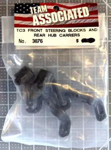 3876 Team Associated TC3 Front Steering Blocks & Rear Hub Carriers ASC3876 - Picture 1 of 2