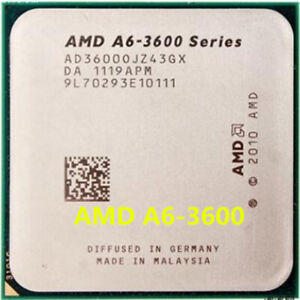 AMD A6-3600 CPU A6-Series AD3600OJZ43GX 2.1 GHz 4M Socket FM1 Processors