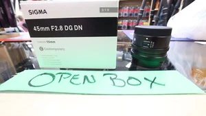Sigma Contemporary 45mm f/2.8 DG DN Comtemporary Camera Lens - Sony E-mount - Picture 1 of 1