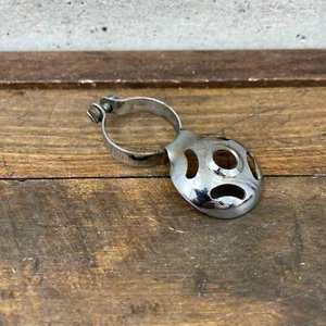 Vintage Bianchi Pump Umbrella Clamp Chrome Mount Guide 28.6 Italy Brev 50s 60s - Picture 1 of 12