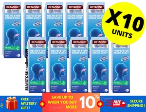 BETADINE Adult Cold Defence Nasal Spray 20ml Help Adults Stop Colds Early X 10 - Picture 1 of 11