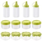 Easy to Store Spice Jar Set 12PCS Portable Bottles for Kitchen BBQ & Seasoning